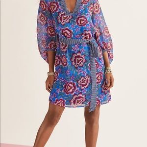 Cabi Primrose dress  Notch Neck Bishop Sleeves XL